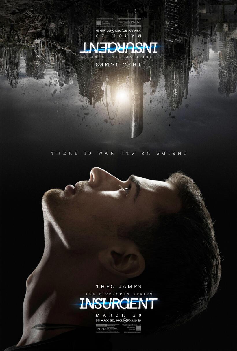 Character poster for "The Divergent Series: Insurgent."