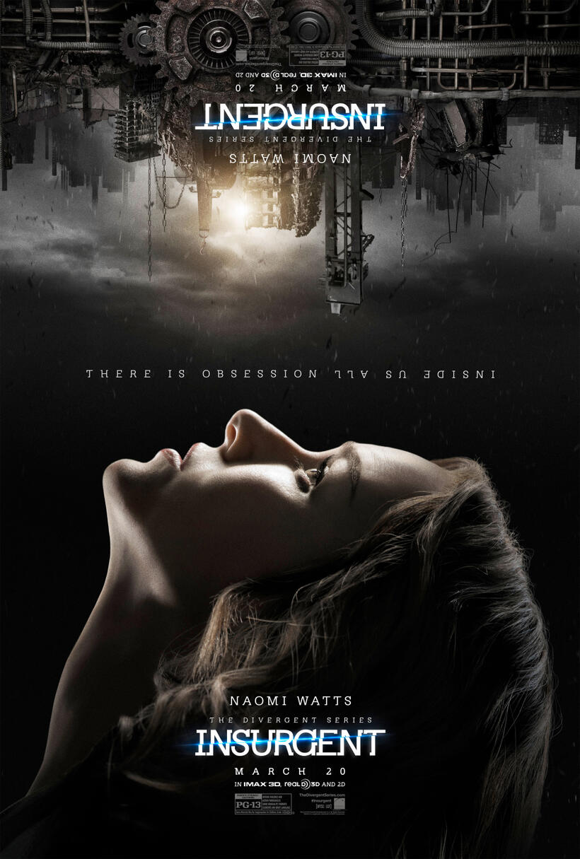 Character poster for "The Divergent Series: Insurgent."
