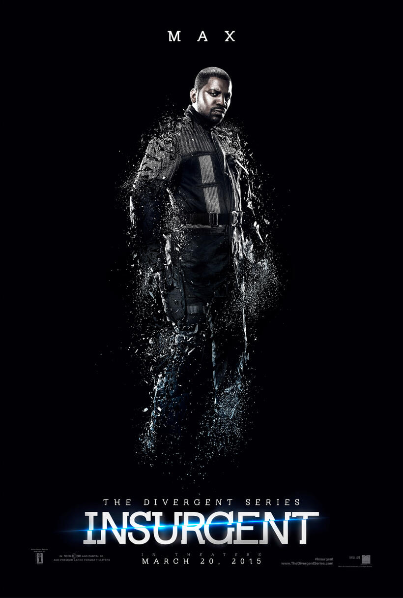 Character poster for "The Divergent Series: Insurgent."
