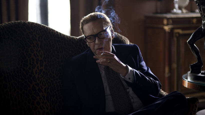Helmet Berger as Yves Saint Laurent 1989 in "Saint Laurent."