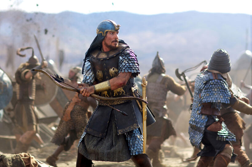 Christian Bale as Moses in "Exodus: Gods And Kings."