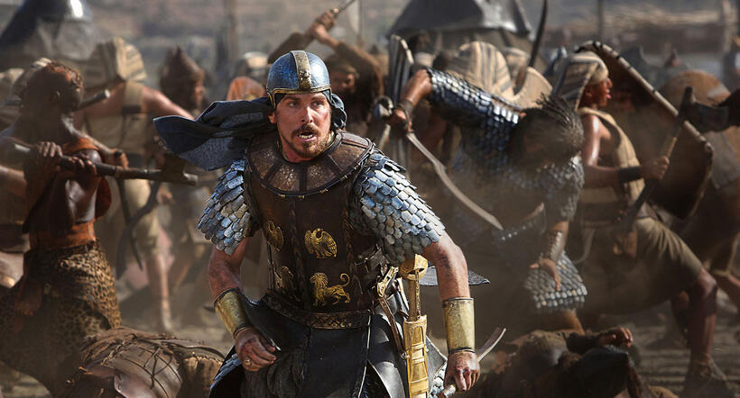Christian Bale as Moses in "Exodus: Gods And Kings."