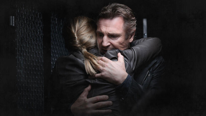 Maggie Grace and Liam Neeson in "Taken 3."