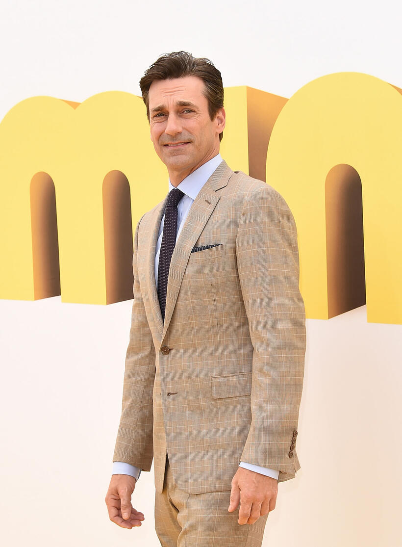 Jon Hamm at the California premiere of "Minions."