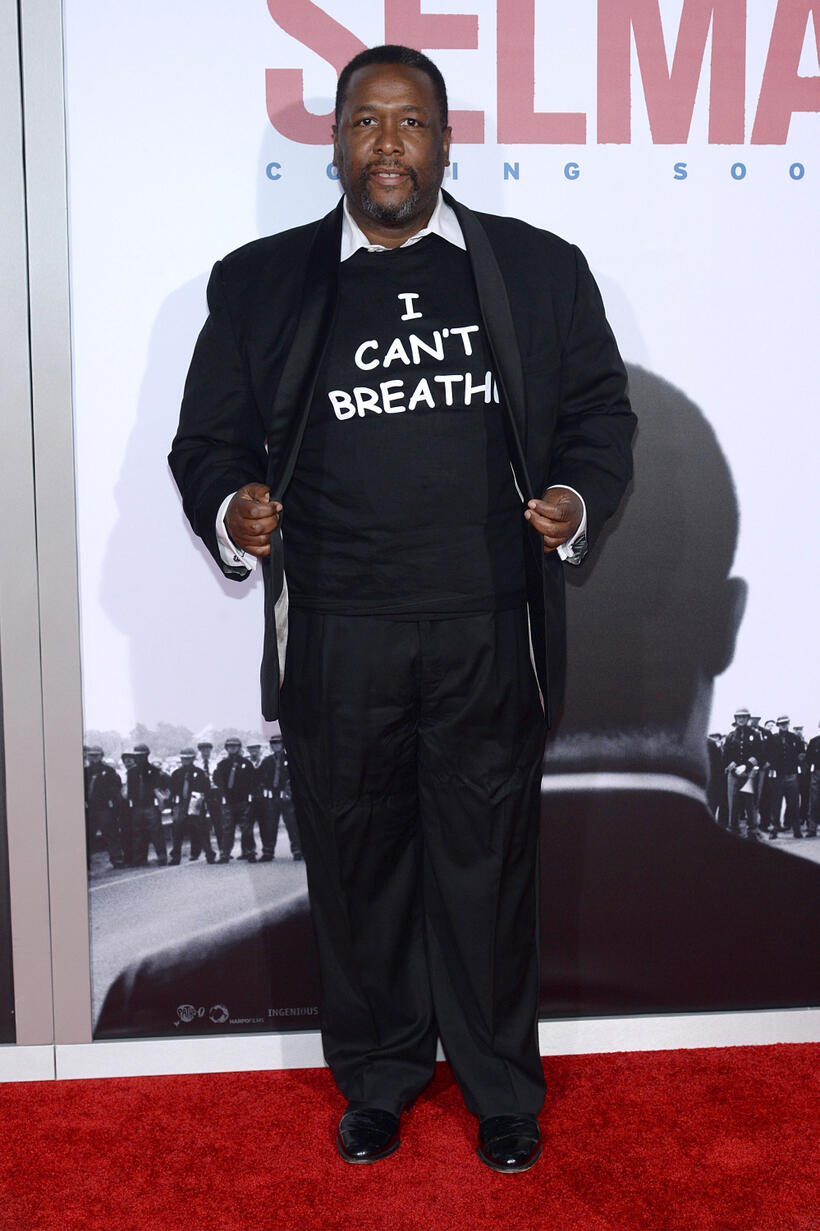 Wendell Pierce at the New York premiere of "Selma."