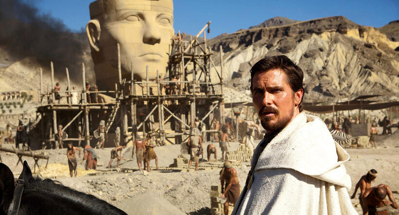 Christian Bale as Moses in "Exodus: Gods And Kings."