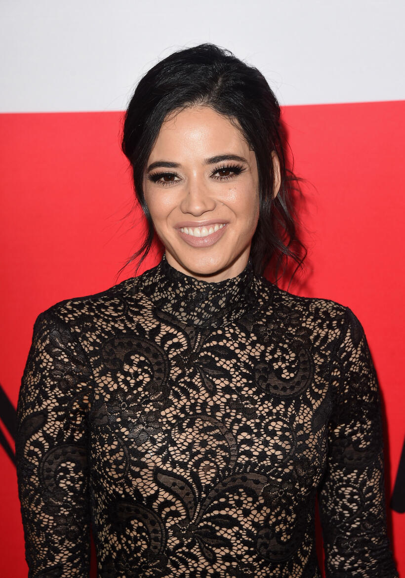 Edy Ganem at the California premiere of "The Gunman."