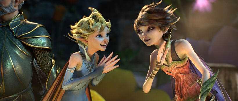 Dawn voiced by Meredith Ann Bull and Marianne voiced by Evan Rachel Wood in "Strange Magic."