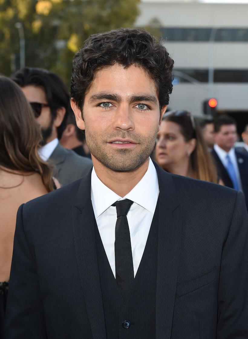 Adrian Grenier at the California premiere of "Entourage."