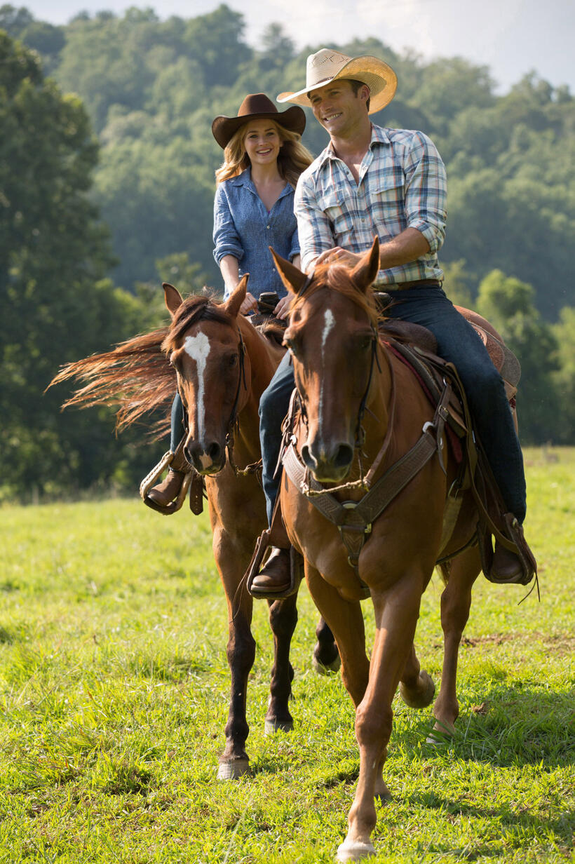 Britt Robertson and Scott Eastwood in "The Longest Ride."
