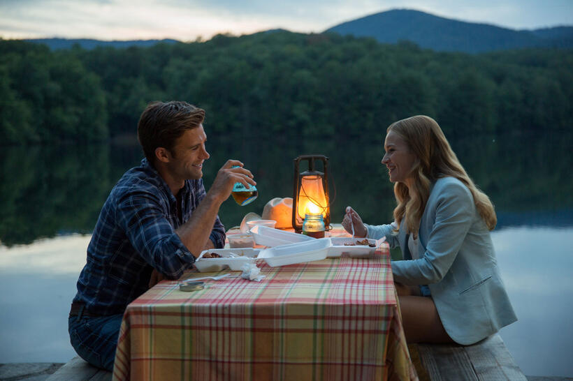 Scott Eastwood and Britt Robertson in "The Longest Ride."