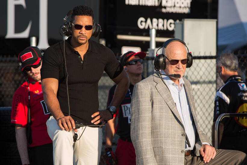 Will Smith as Nicky and Gerald Mcraney as Owens in "Focus."
