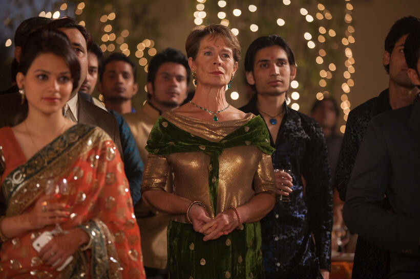 Celia Imrie in "The Second Best Exotic Marigold Hotel."