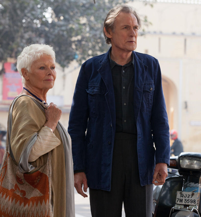 Judi Dench and Bill Nighy in "The Second Best Exotic Marigold Hotel."