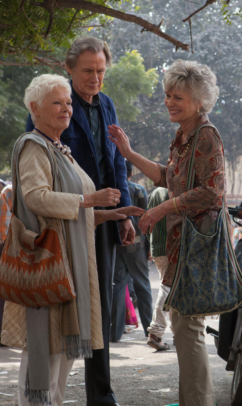 Judi Dench, Bill Nighy and Diana Hardcastle in "The Second Best Exotic Marigold Hotel."