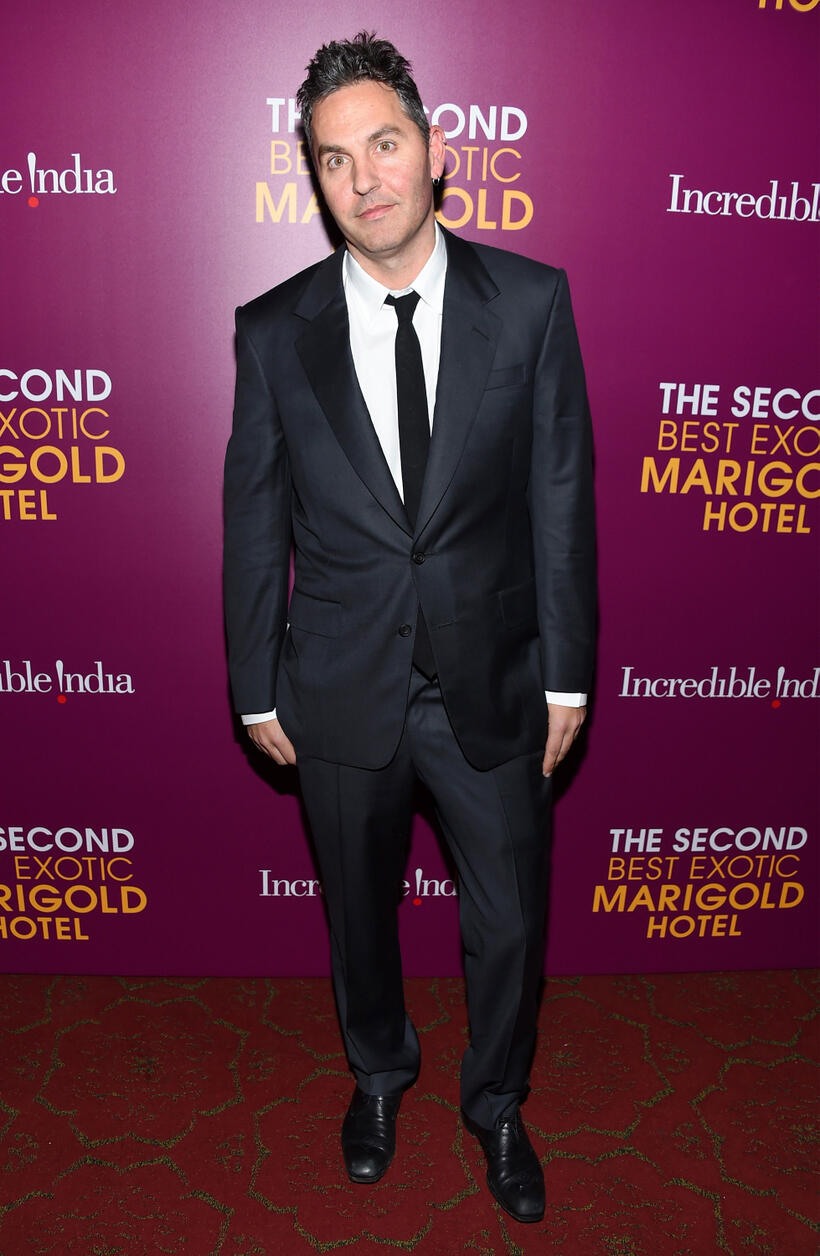 Ol Parker at the New York Premiere of "The Second Best Exotic Marigold Hotel."