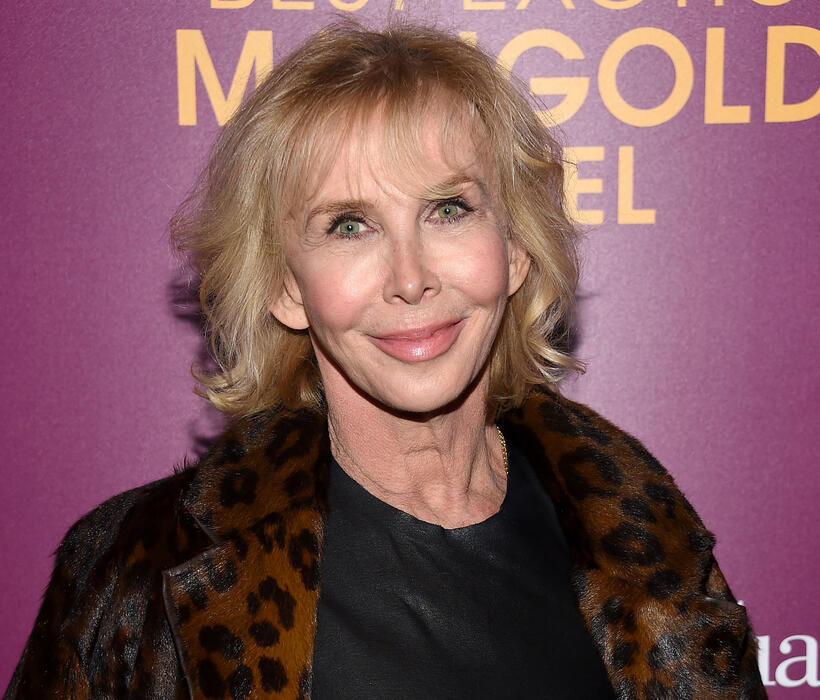 Trudie Styler at the New York Premiere of "The Second Best Exotic Marigold Hotel."