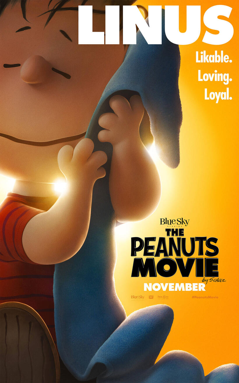 Character poster for "The Peanuts Movie."
