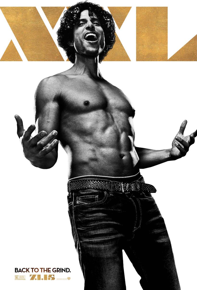 Character poster for "Magic Mike XXL."