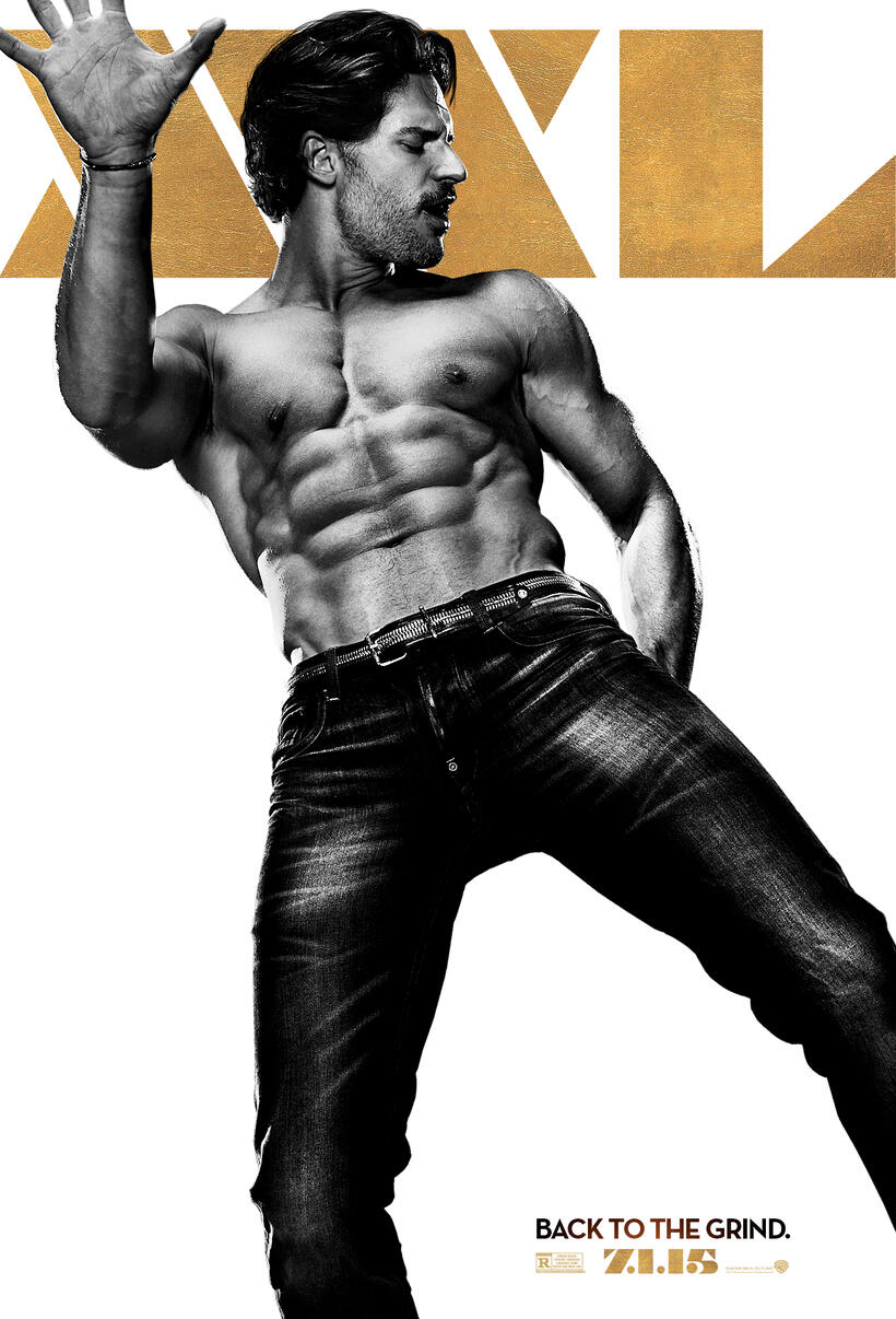 Character poster for "Magic Mike XXL."