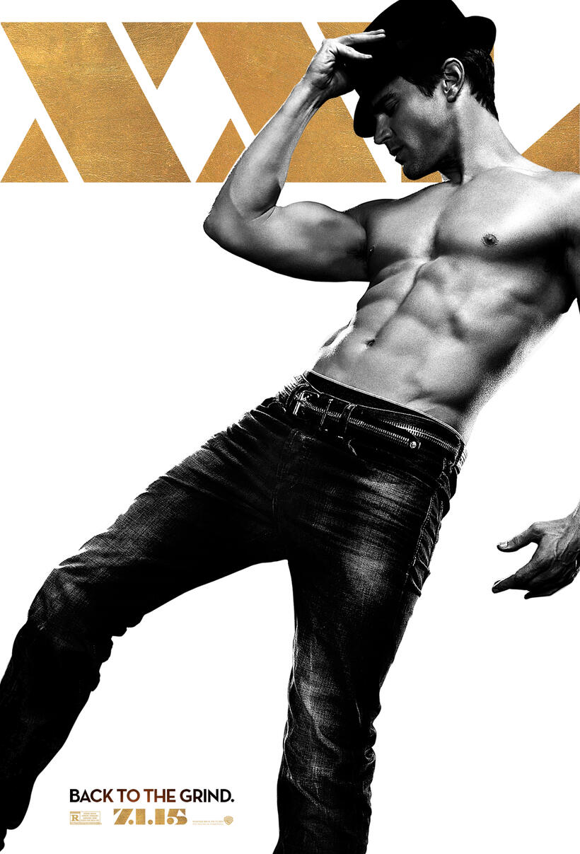 Character poster for "Magic Mike XXL."