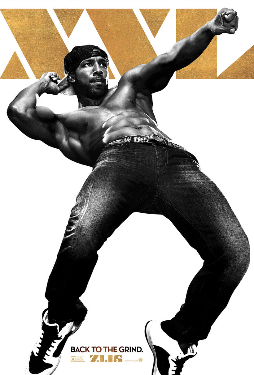 Character poster for "Magic Mike XXL."