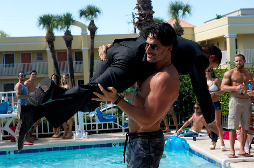 Channing Tatum as Mike and Joe Manganiello as Richie in "Magic Mike XXL."