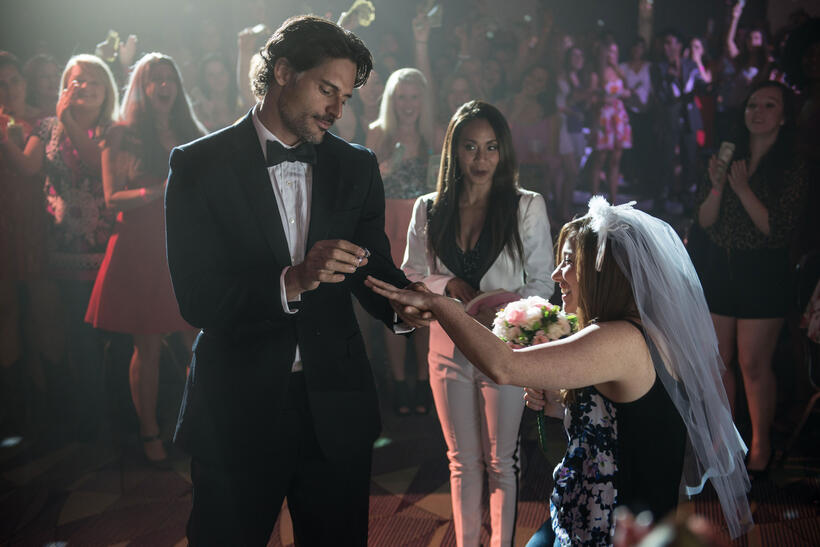Joe Manganiello as Richie and Jada Pinkett Smith as Rome in "Magic Mike XXL."