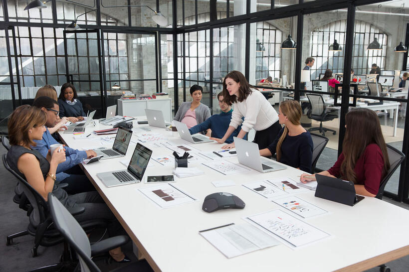 A scene from "The Intern."