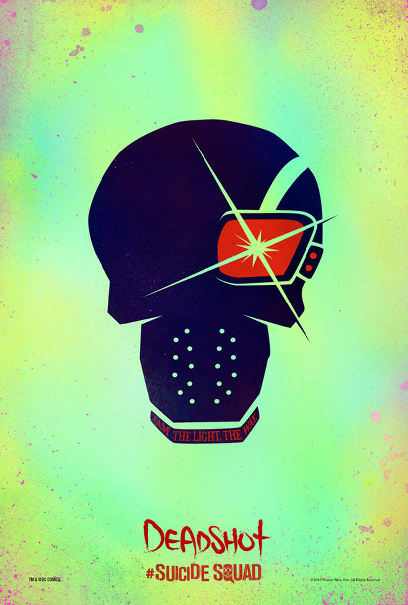 Character poster for "Suicide Squad."