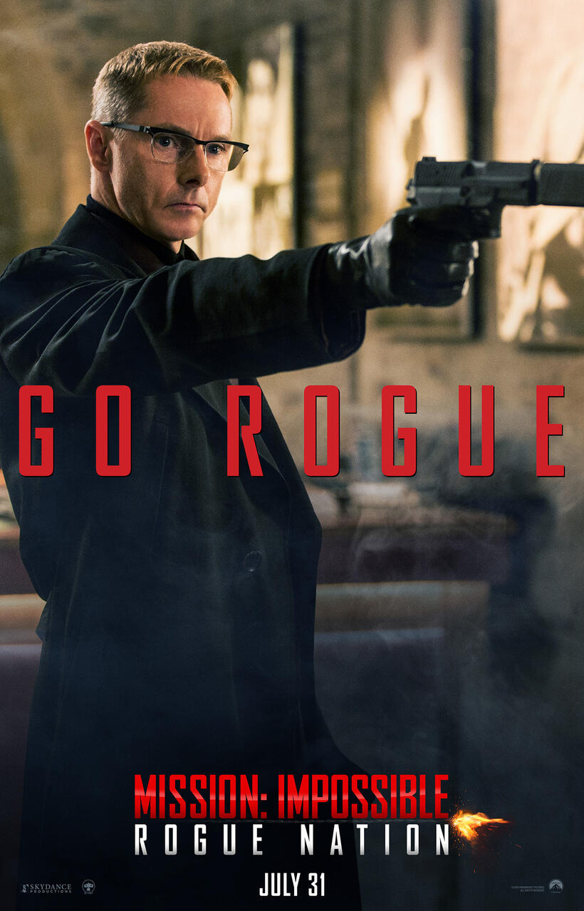 Character poster for "Mission: Impossible - Rogue Nation."