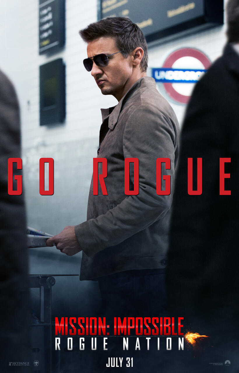 Character poster for "Mission: Impossible - Rogue Nation."