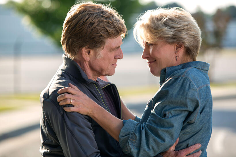 Robert Redford as Bill Bryson and Emma Thompson as Cynthia Bryson in "A Walk in the Woods."