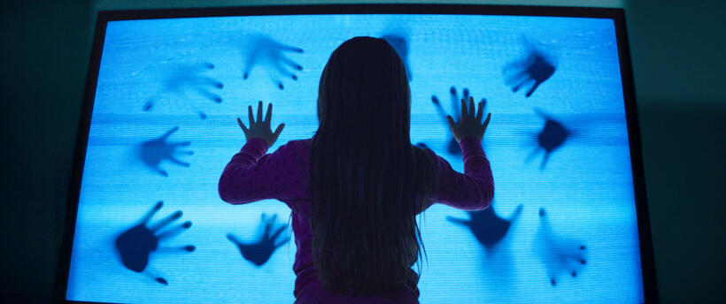 Kennedi Clements as Madison Bowen in "Poltergeist."