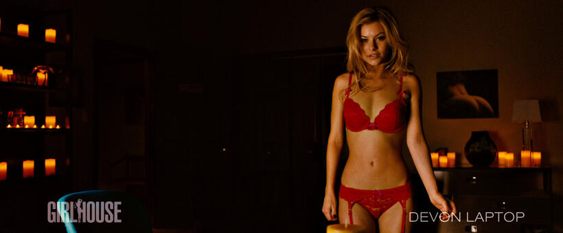 Alyson Bath as Devon in "Girl House."