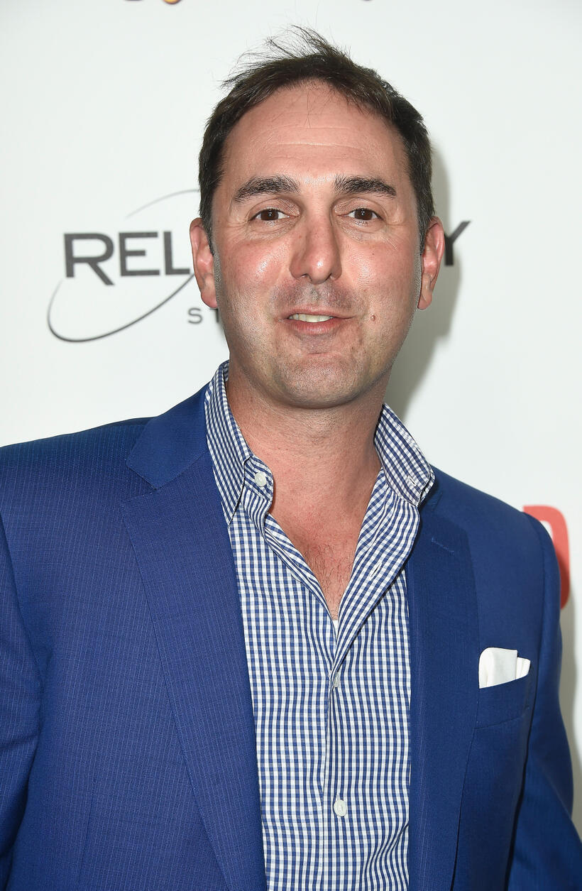 Joey Tufaro at the California premiere of "Masterminds."