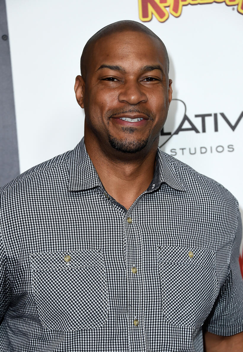 Finesse Mitchell at the California premiere of "Masterminds."