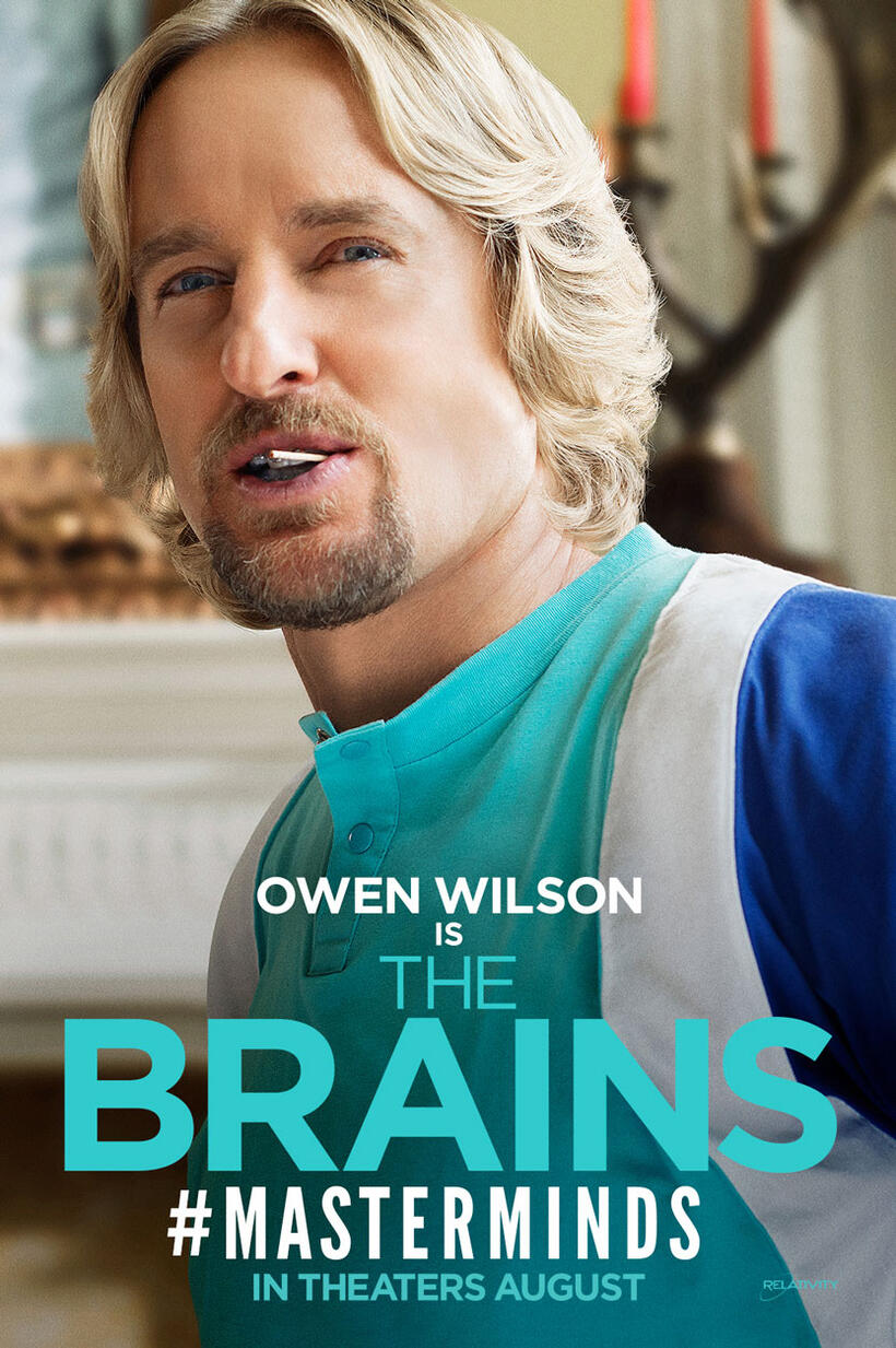 Character poster for "Masterminds."