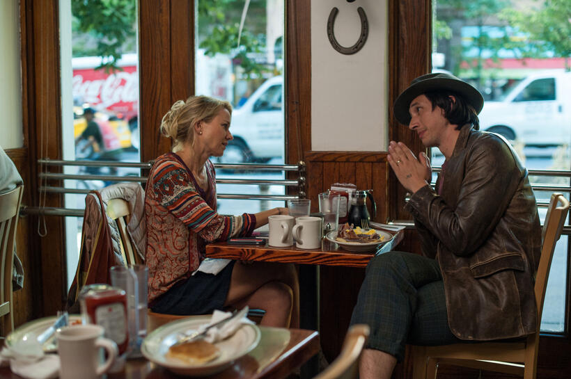 Naomi Watts and Adam Driver in "While We're Young."