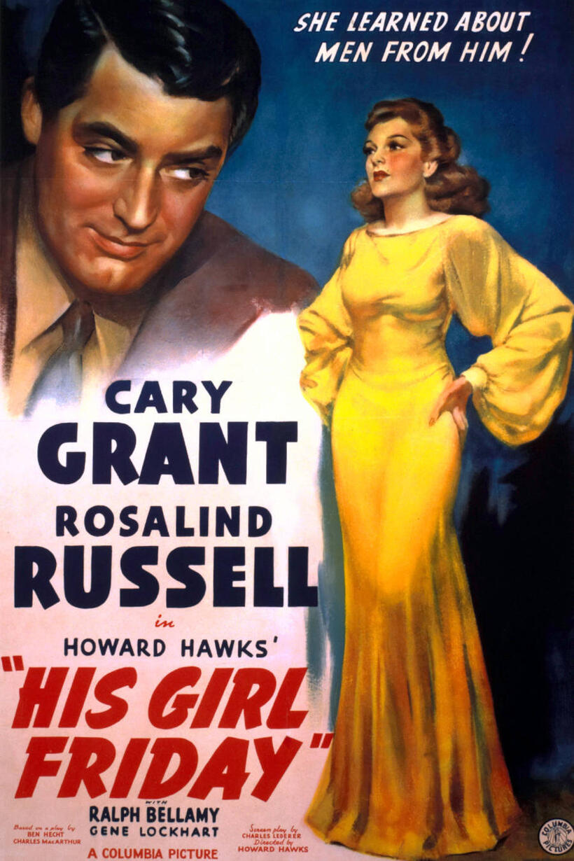 His Girl Friday poster art