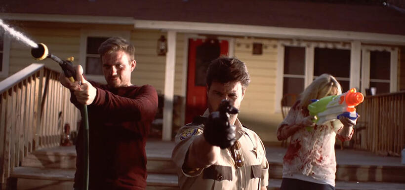 A scene from the film "The Walking Deceased."