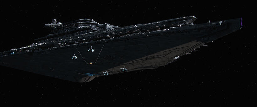A scene from "Star Wars: Episode VII - The Force Awakens."