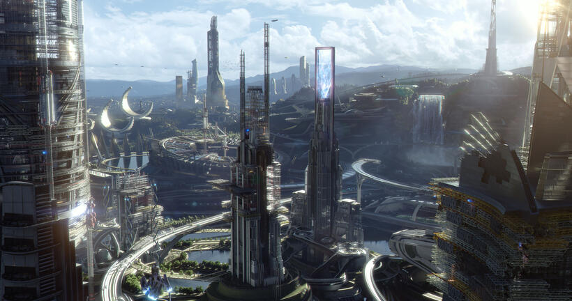 A scene from "Tomorrowland."