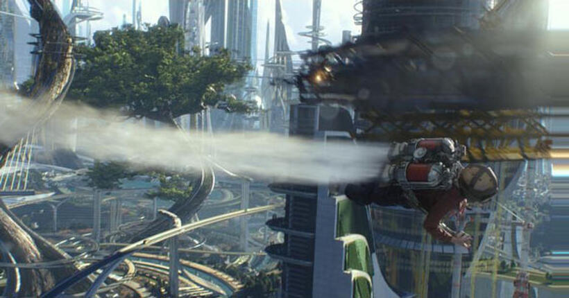 A scene from "Tomorrowland."