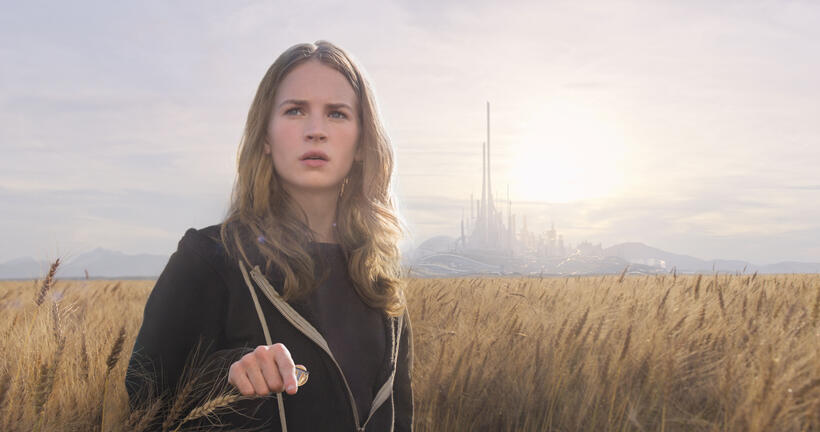 Britt Robertson in "'Tomorrowland."