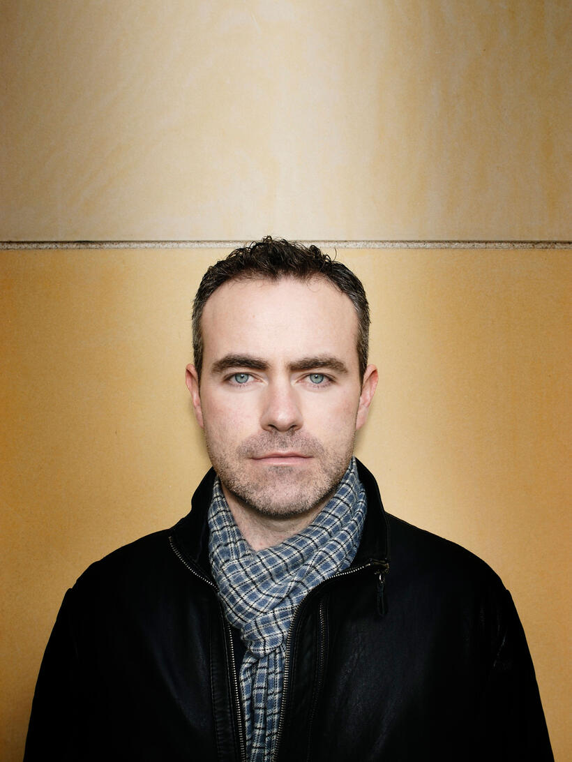 Director John Crowely on the set of "Brooklyn."