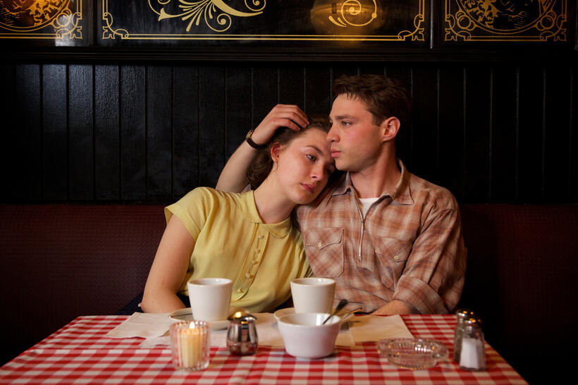 Saoirse Ronan as Eilis and Emory Cohen as Tony in "Brooklyn."