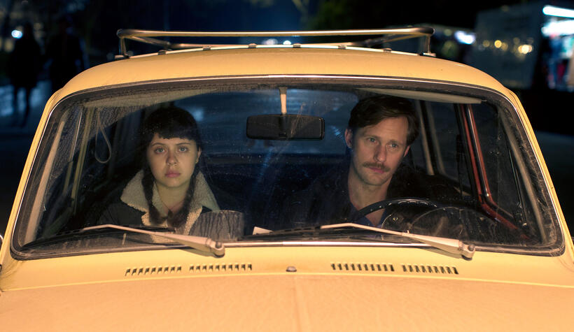 Bel Powley as Minnie Goetze and Alexander Skarsgard as Monroe in "The Diary of a Teenage Girl."