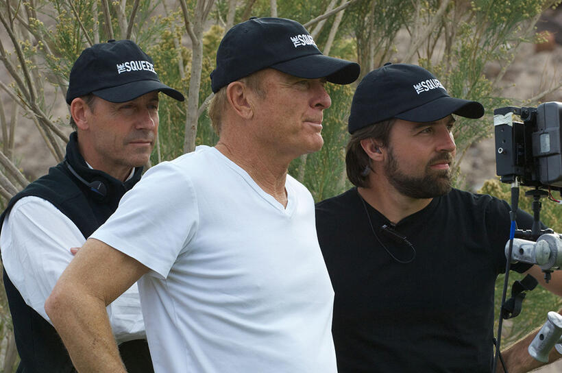 Behind the scenes of "The Squeeze."