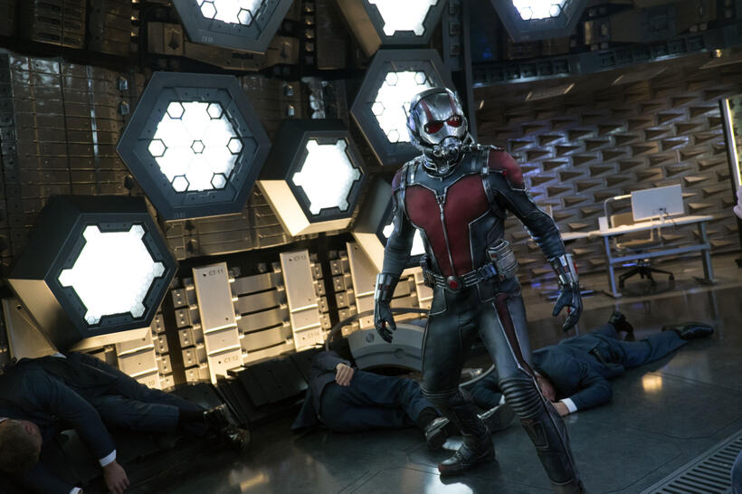 Paul Rudd as Scott Lang/Ant-Man in "Ant-Man."